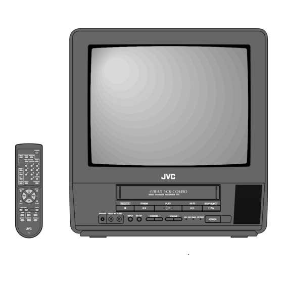 JVC TV-13143 TV-VCR Combo Manuals