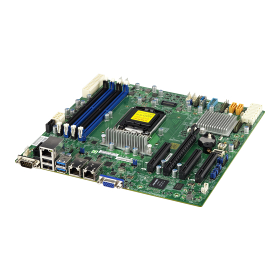 Super Micro General X11SSM User Manual