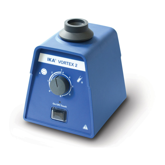 IKA Vortex 2 Operating Instructions Manual