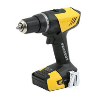 PEUGEOT EnergyDrill-14V15 Using Manual