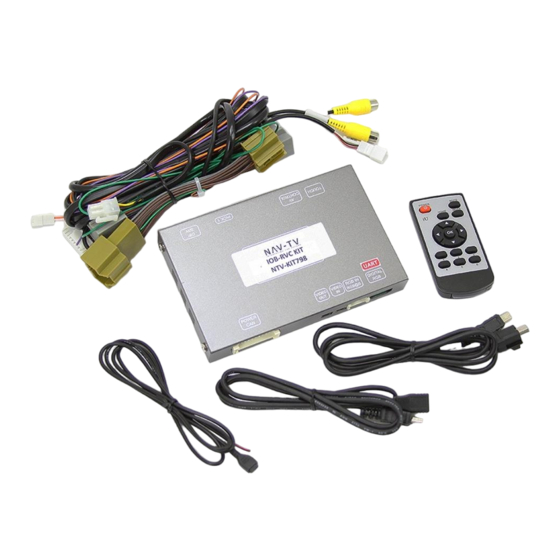 Nav TV IOB-RVC Manual