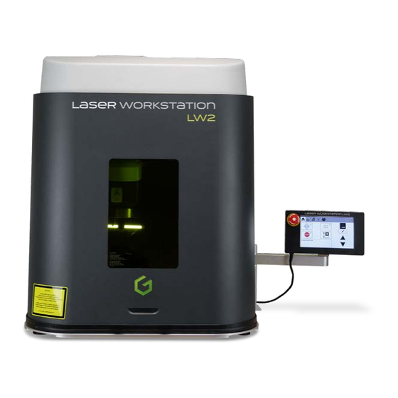 Gravotech Laser Workstation LW2 Touch Operating And Maintenance Manual