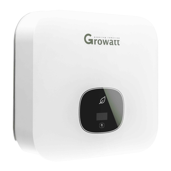 Growatt MIN 2500TL-XA Installation & Operation Manual