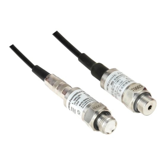 Microsensor MPM380 Operation Manual