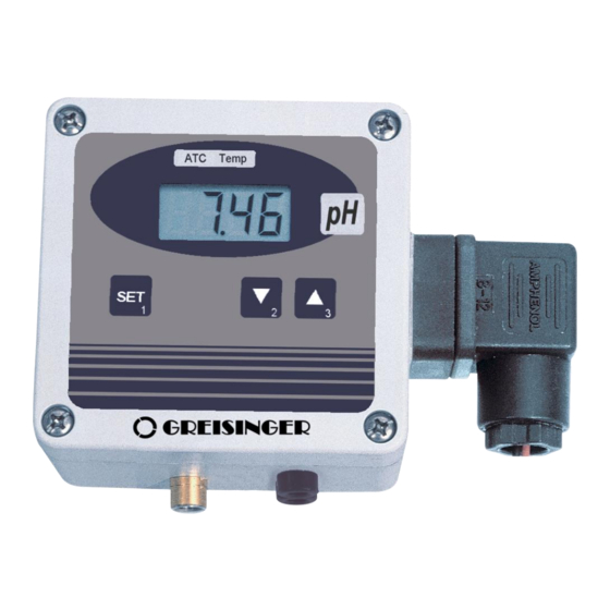 GREISINGER GPHU 014 MP Operating Manual