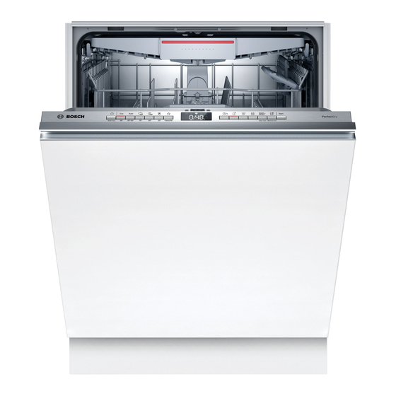 Bosch SMV6YCX00E User Manual