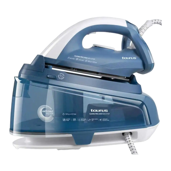 Taurus Sliding Pro 2400 Ultra Non Stop Vapporo Pro NS Manual
