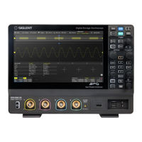 SIGLENT TECHNOLOGIES SDS1104X HD Quick Start Manual