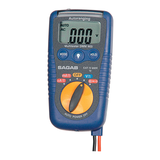 Elma Instruments SAGAB Instruction Manual