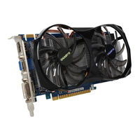 Gigabyte GV-N550WF2-1GI User Manual