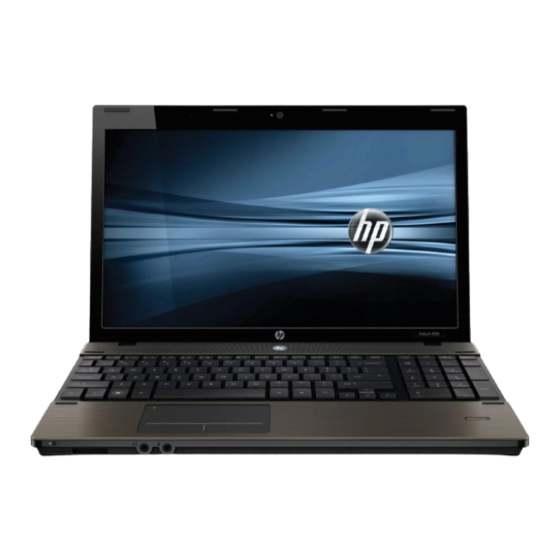 HP ProBook 4525s - Notebook PC Maintenance And Service Manual