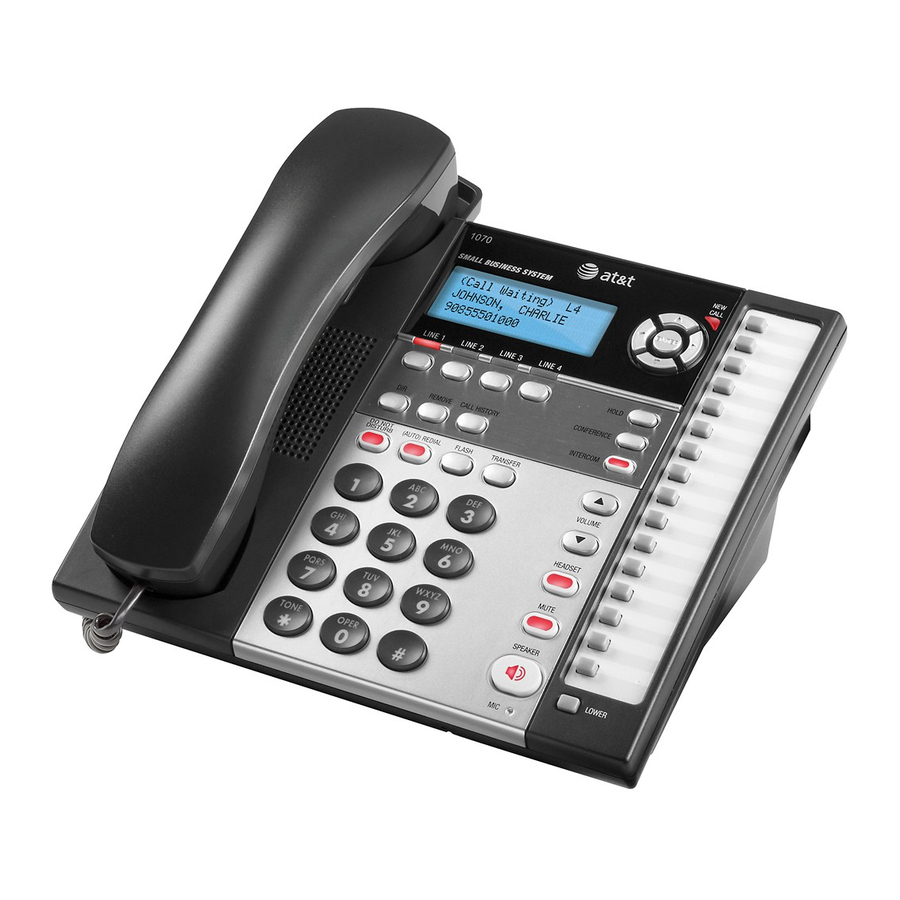AT&T 1070 User Manual