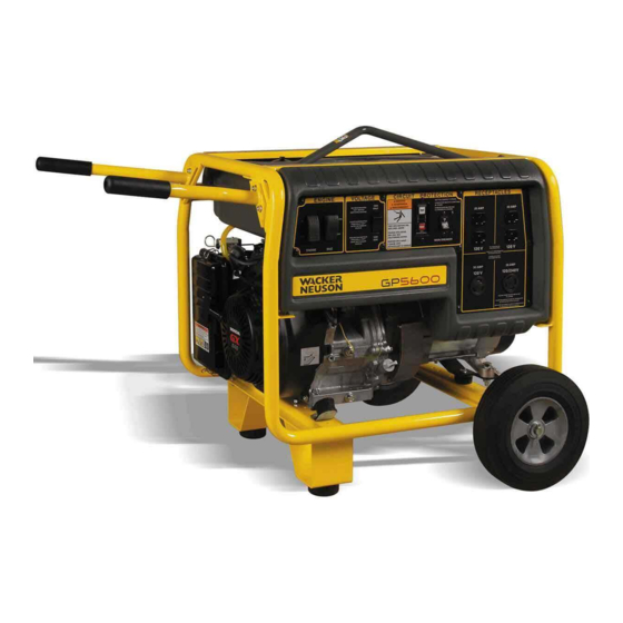 Wacker Neuson GP 3800A Repair Manual