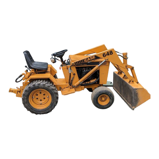 Case 648 Operator's Manual