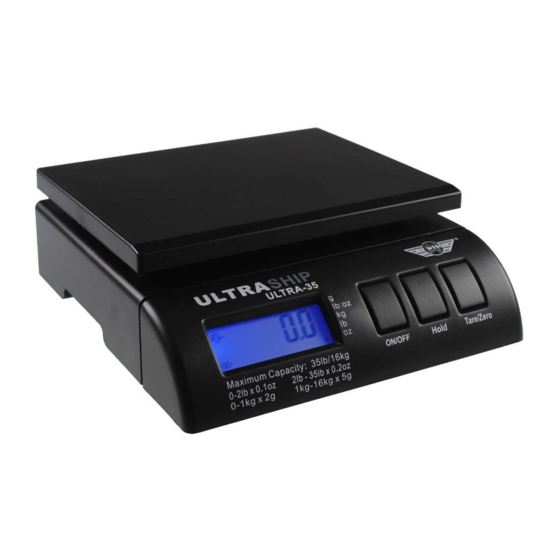 MyWeigh ultraship-75 User Manual
