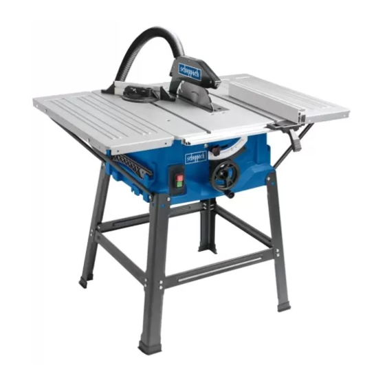 Scheppach HS100S Operating Manual