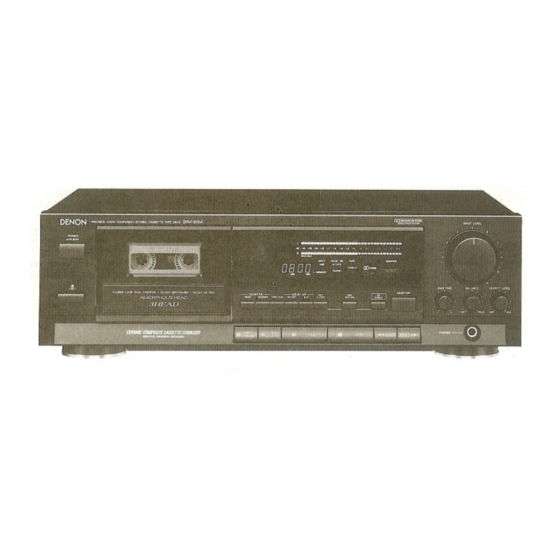 Denon DRM-800A Service Manual