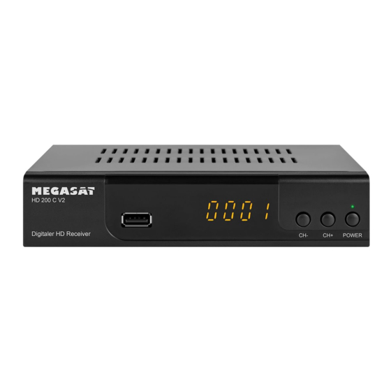 Megasat HD 200 C V2 Manuals