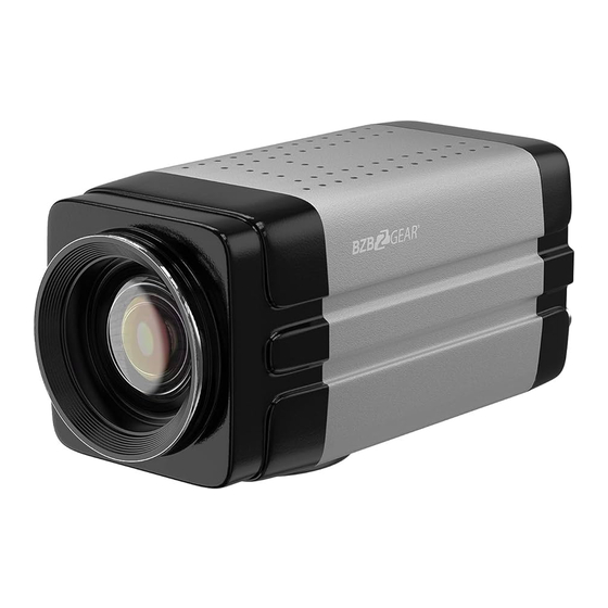 BZB Gear BG-B20SA HD Box Camera Manuals