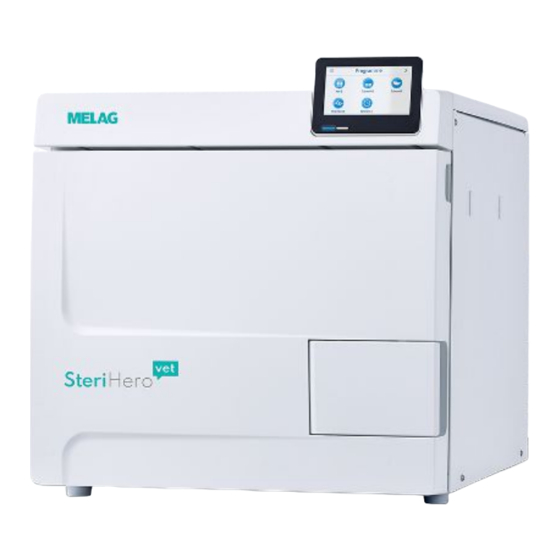 MELAG SteriHero Vet User Manual