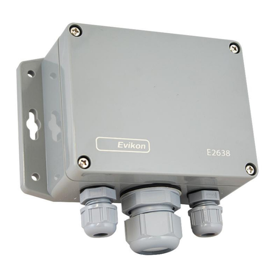 Evikon PluraSens E2638-O2 User Manual