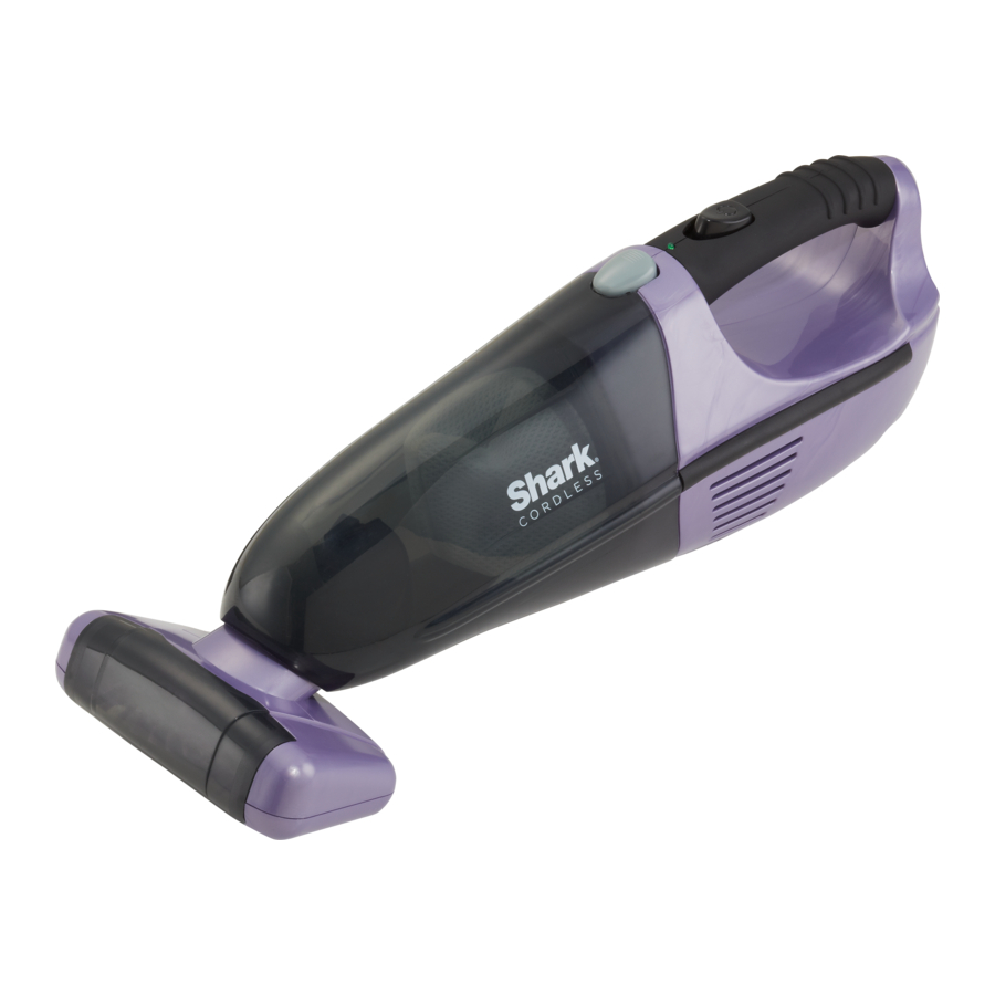 Shark CORDLESS SV780_N 14, SV780SP_N 14 - Hand Vacuum Manual
