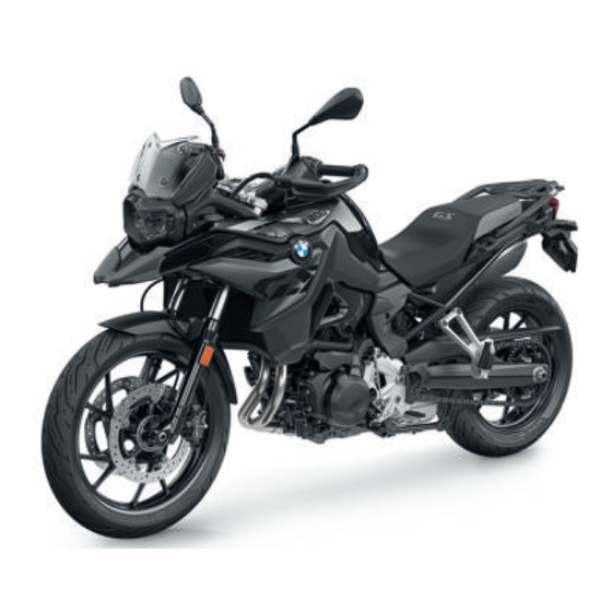 BMW Motorrad F 800 GS 2023 Rider's Manual