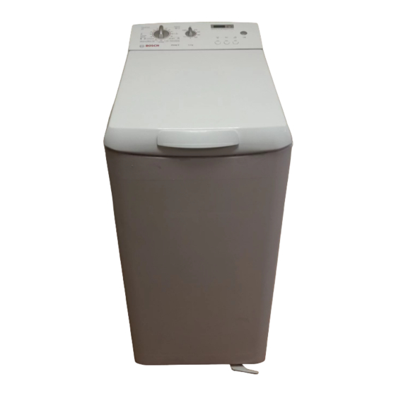 Bosch Washing machine Instruction Manual