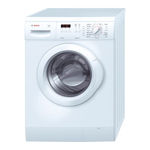 Bosch washing machine Operating Instructions Manual