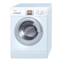 Bosch washing machine Operating Instructions Manual