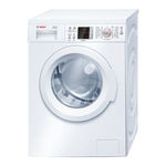Bosch Washing Machine Instruction Manual
