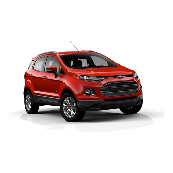 Ford 2014 ECOSPORT Owner's Manual