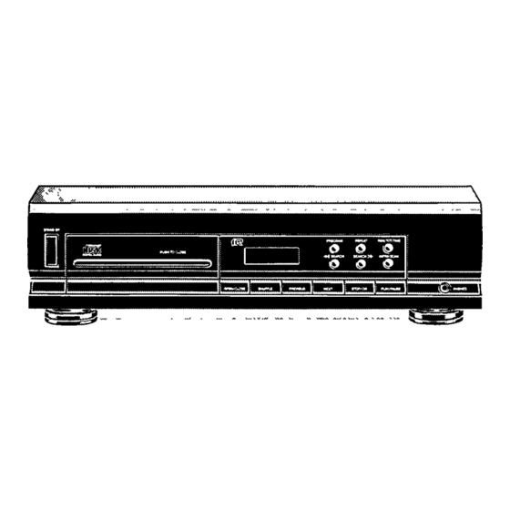 Philips CD 500 User Manual