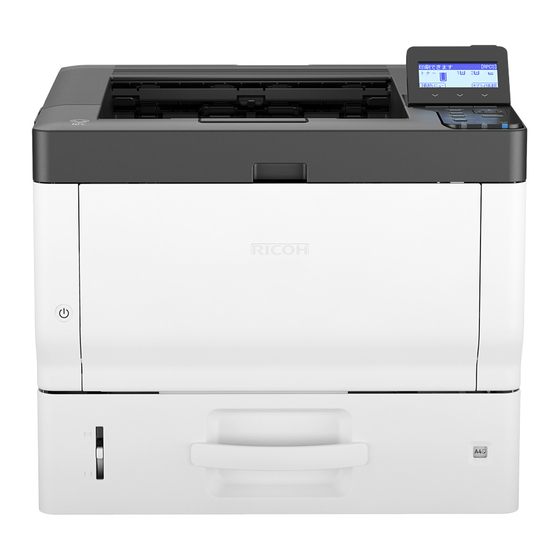 Ricoh P 502 Manuals