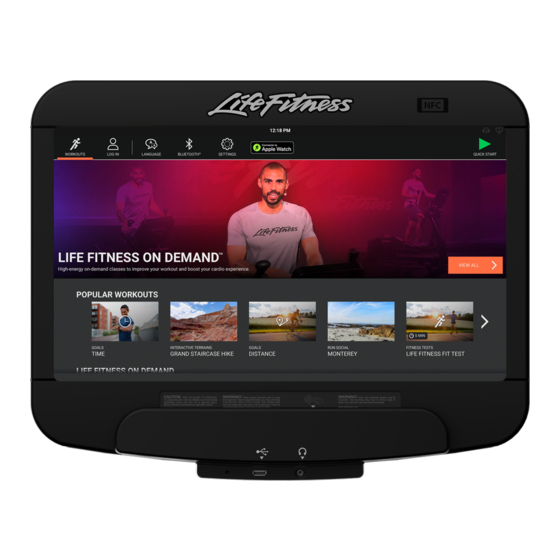 Life Fitness Discover SE3HD Manuals