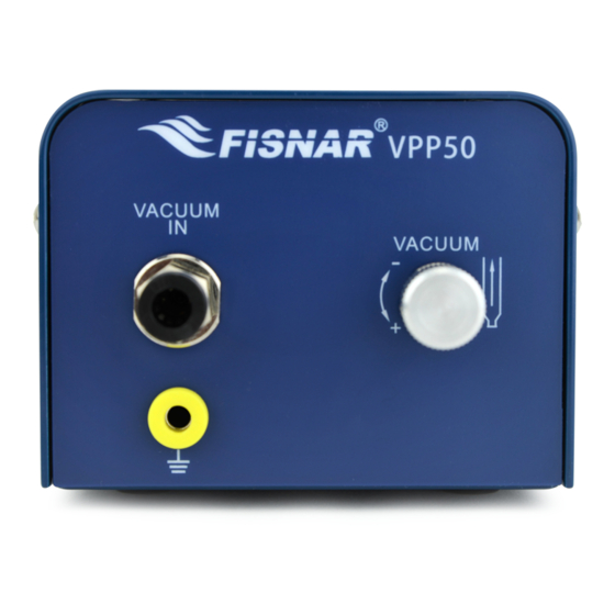 FISNAR VPP50 Operating Manual
