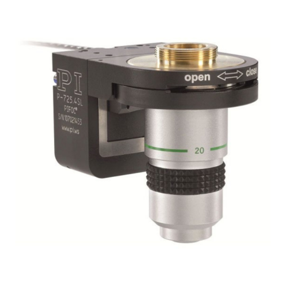 PI P-725 Series User Manual