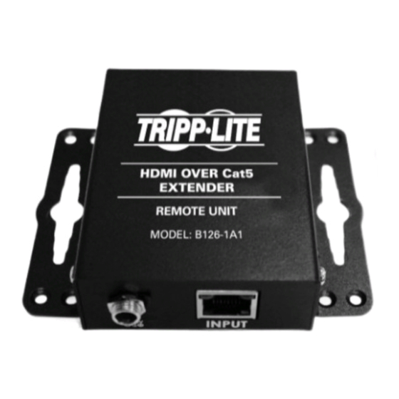 Tripp Lite B126-1P0-MINI HDMI Extender Manuals
