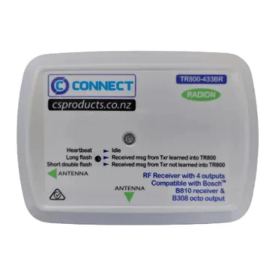 Connect TR800-433BR Quick Start Manual