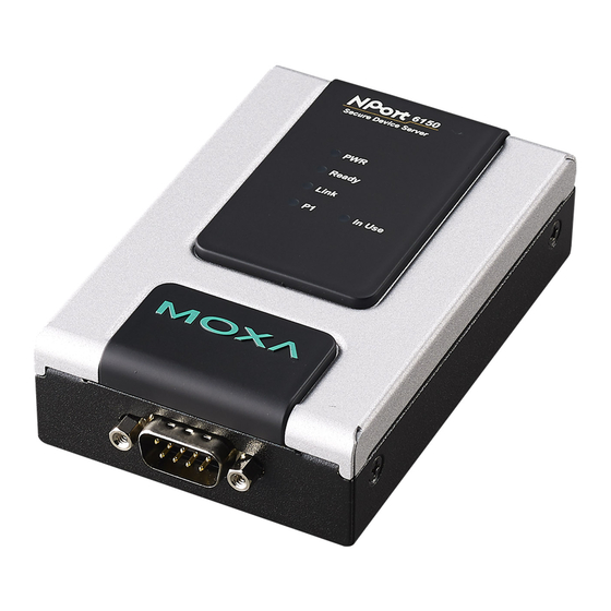 Moxa Technologies NPort 6150 Series Quick Installation Manual