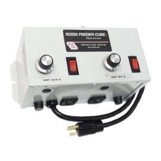 Rodix FEEDER CUBE FC-92 Plus Manual
