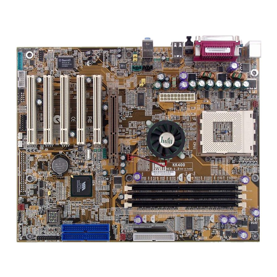 IWILL KK400 Series Motherboard Manuals