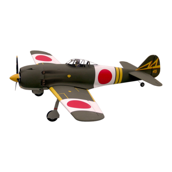 Troy Built Models Ki84 Hayate Instruction Manual