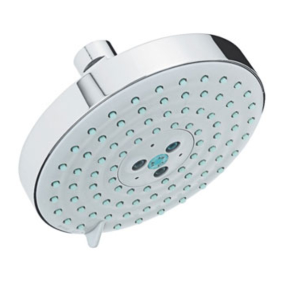 Hans Grohe Raindance E 150 AIR 1-Jet Installation & User's Instructions