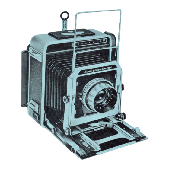 Graflex SUPER SPEED GRAPHIC Installation, Service Instructions & Parts