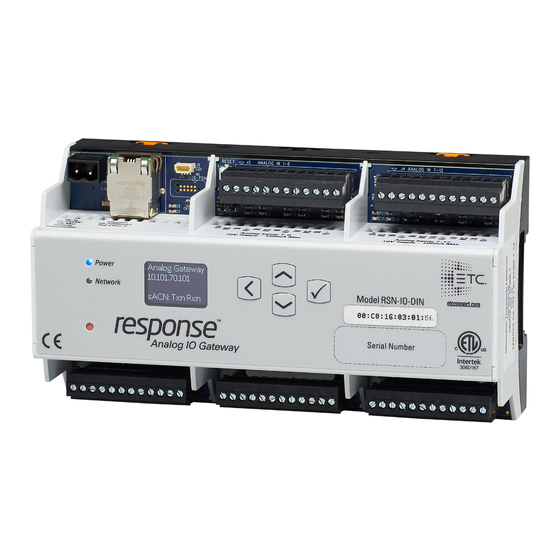 ETC Response Analog IO Gateway Setup Manual