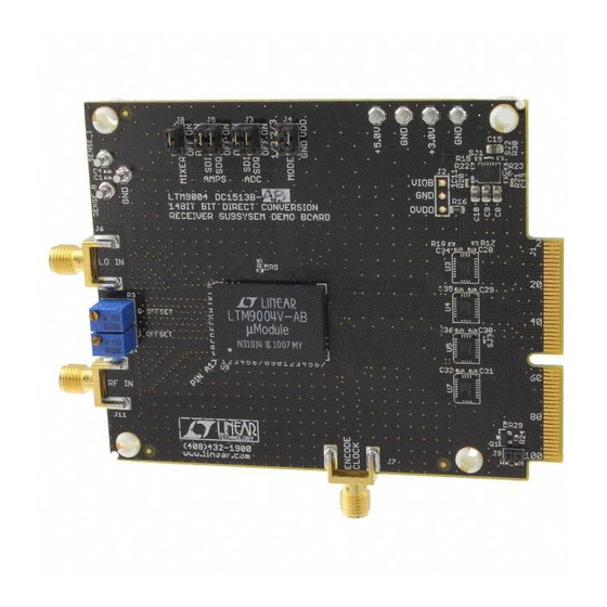 Linear Technology DC1513 Quick Start Manual