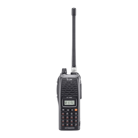 Icom IC-V82 Instruction Manual