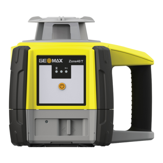 GeoMax Zone40 T User Manual
