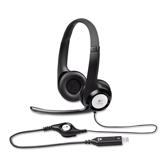 Logitech 981-000014 - ClearChat Comfort USB Quick Start Manual